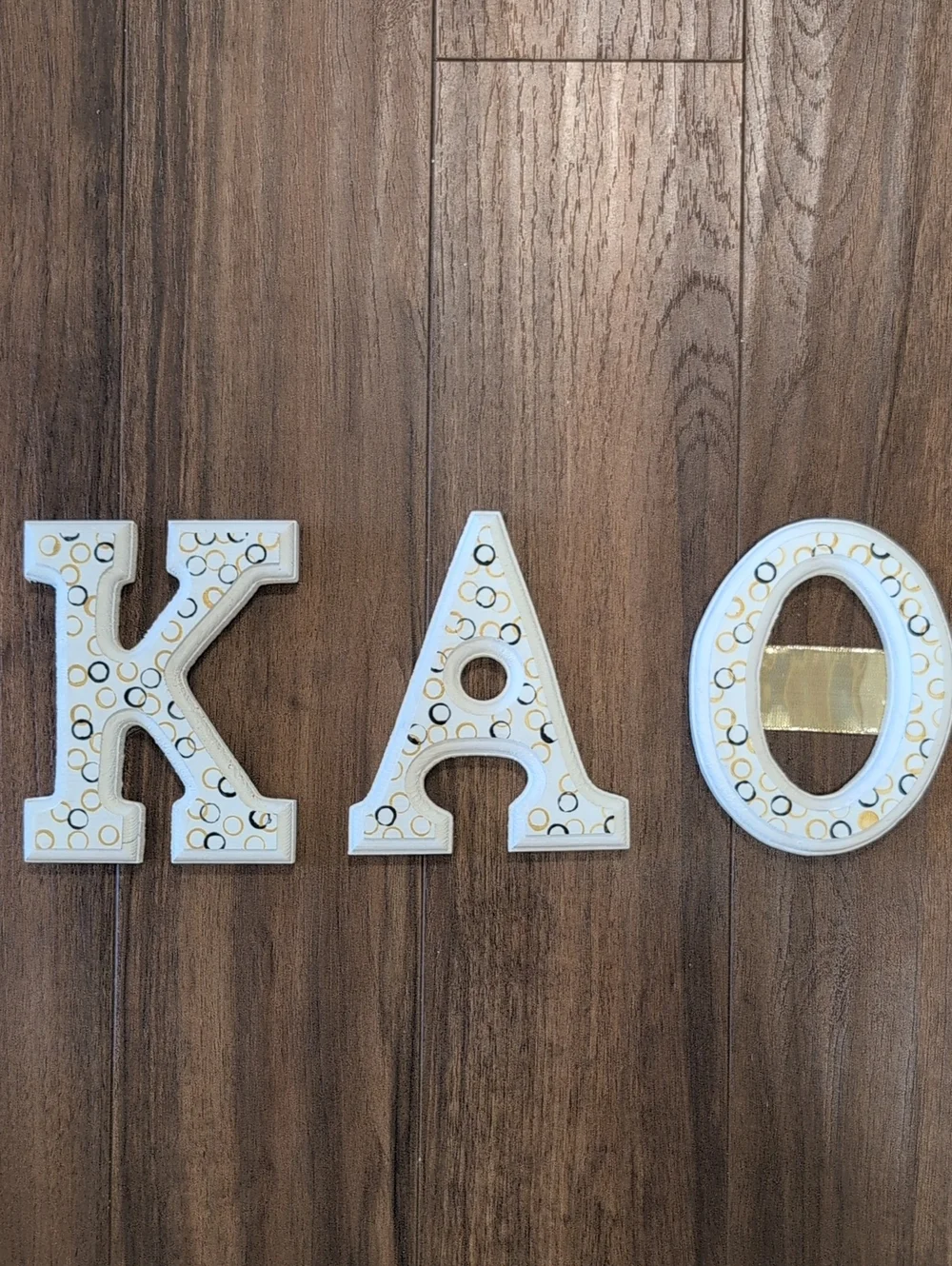Kappa Alpha Theta Decorative Handmade Wall Letters 